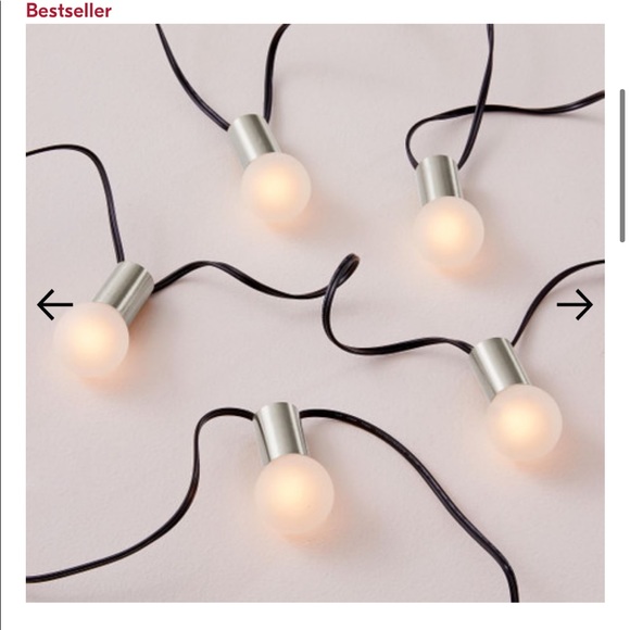 Indoor / Outdoor string lights from West Elm - Picture 2 of 2
